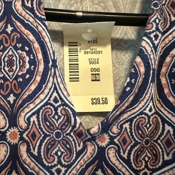 Aeropostale - Sleeveless Patterned Halter Mini Dress (Size M) - Picture 7 of 14